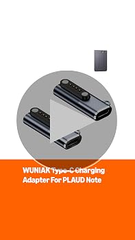 Amazon.com: WUNIAK Type-C Charging Adapter for PLAUD Note/Plaud