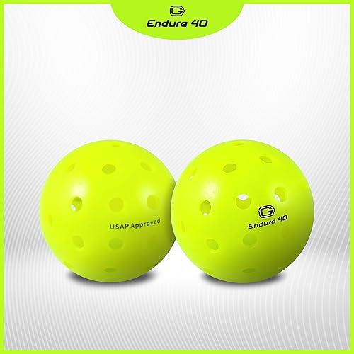 Miniatura 4 de Endure 40 pelotas de pickleball  Pelota de torneo  Aprobado por Pickleball de Estados Unidos