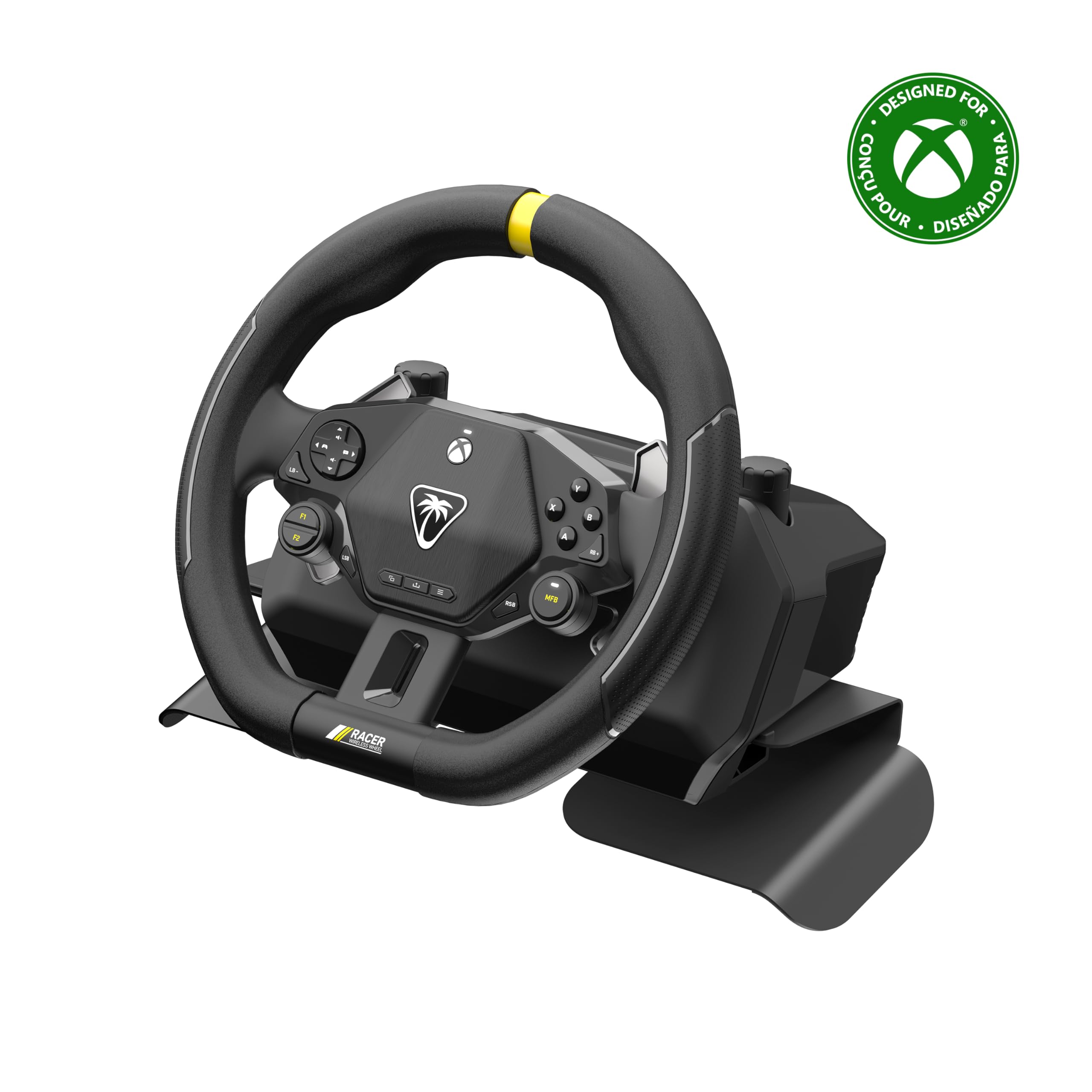 Turtle Beach Racer Volante de carreras inalámbrico para Xbox Series X|S y Xbox One | PC con Windows 10/​11