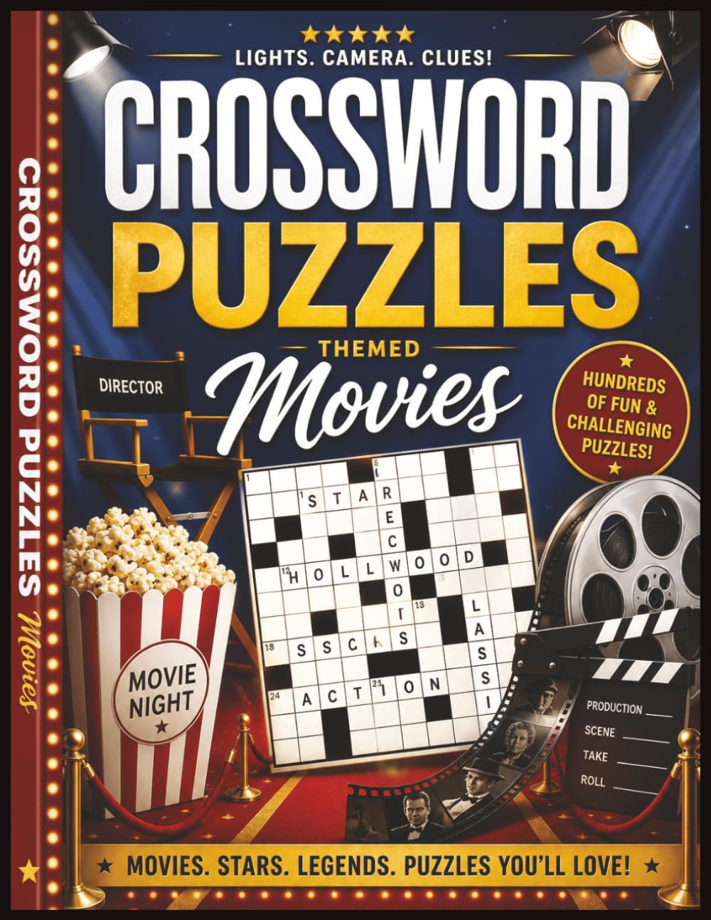 Crossword Puzzles Themed Movies: Lights, Camera, Clues