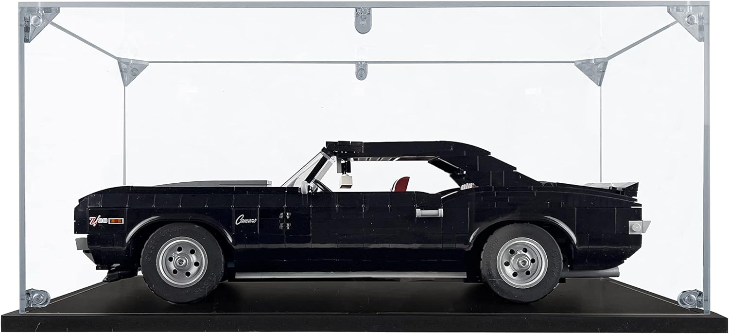 Acrylic Display Case Compatible for Lego Camaro Z28 #10304, Dustproof Display Case (Case Only) (Lego Sets are NOT Included)