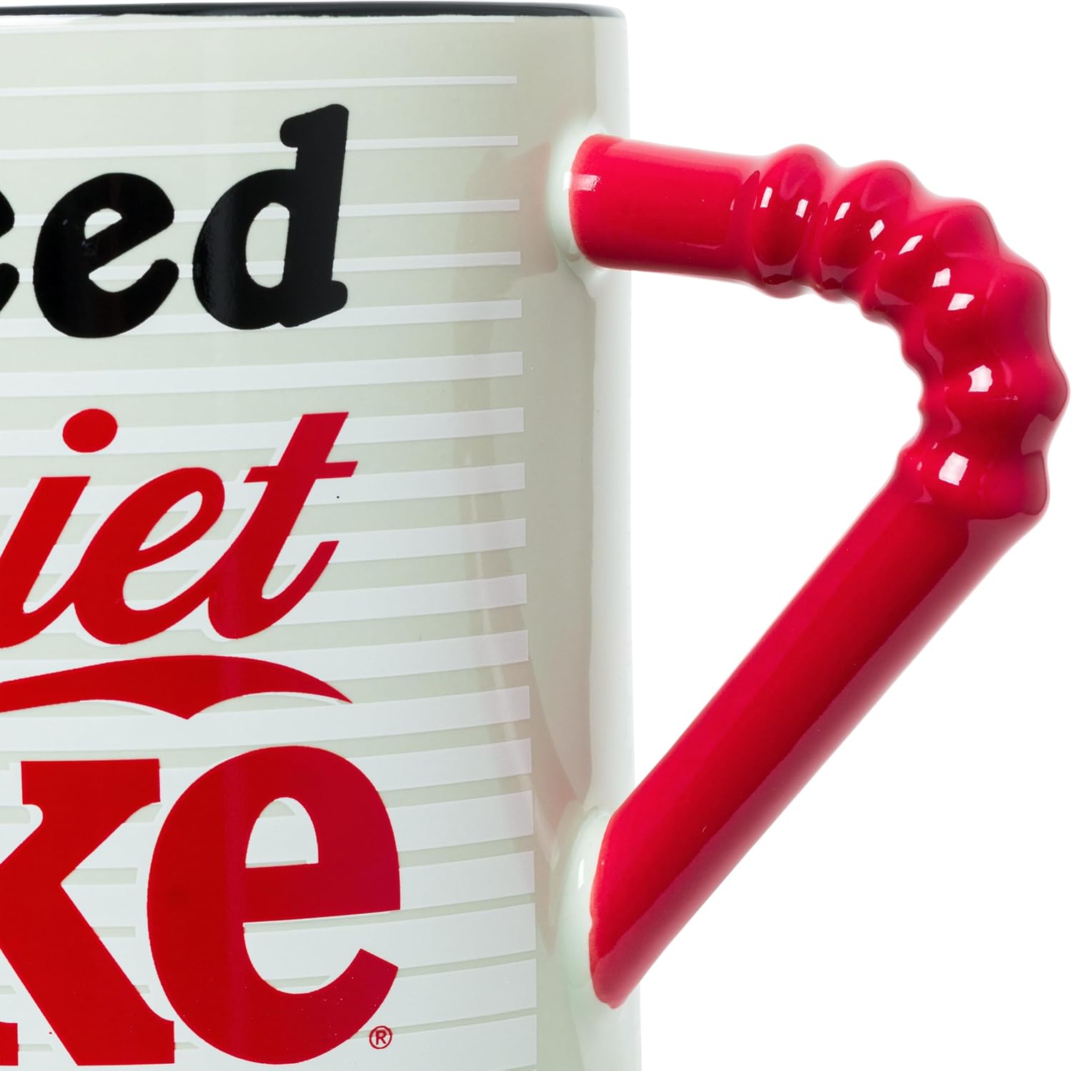 Silver Buffalo Coca-Cola Diet Coke Quote, 3D Sculpted Handle Mug, 20oz image 4