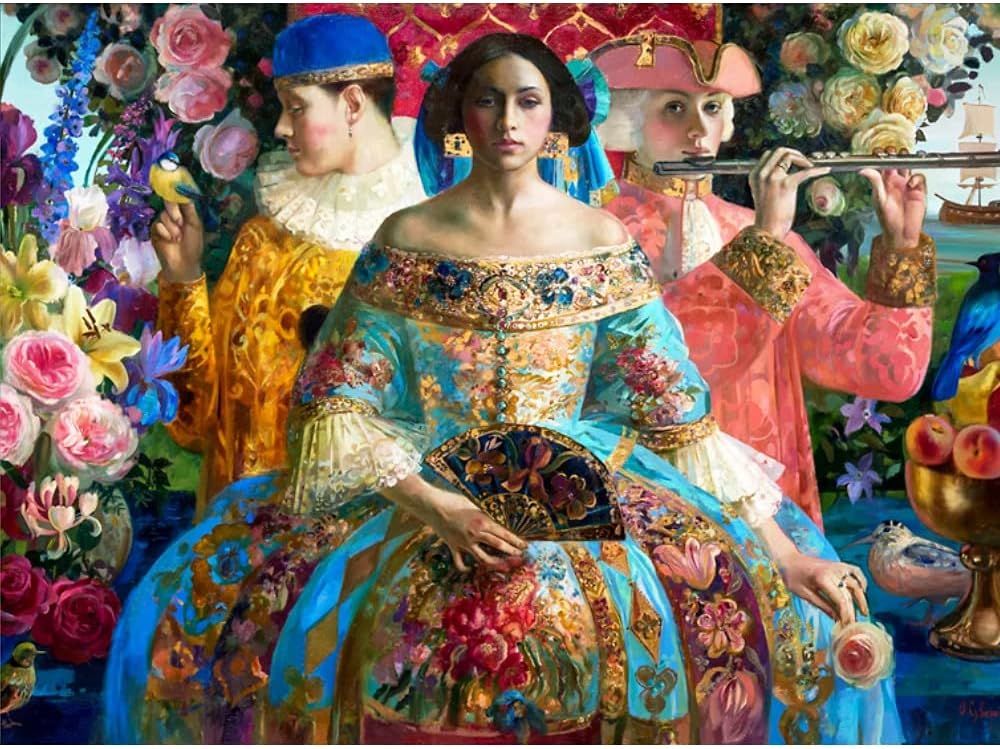 Olga Suvorova: Melody 1000-Piece Jigsaw Puzzle (Pomegranate) 27" x 20"
