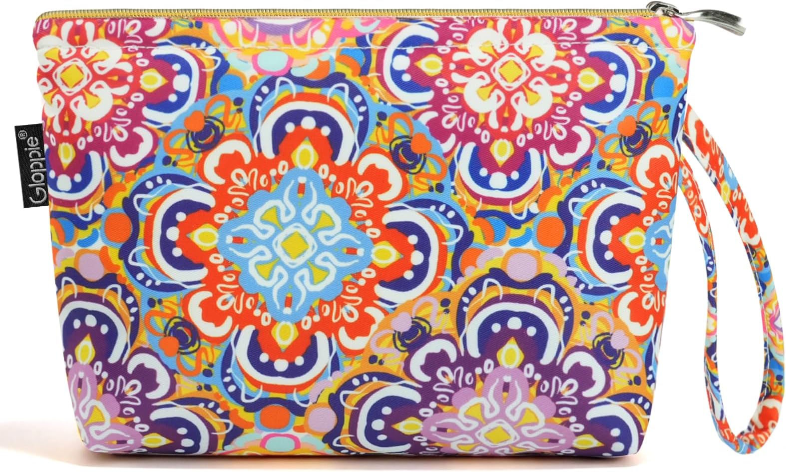 Gloppie Small Makeup Bag for Purse Boho Cosmetic Sunscreen Bags for Women