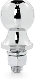 Camco Eaz-Lift Camper/RV Hitch Ball | Features a 3,500lb Tow Rating & Crafted of Heavy-Duty Chrome-Plated Steel | 2-Inch Hitch Ball Diameter & 1-1/2-Inch Shank Length (48227)