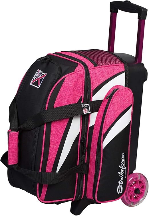 Strikeforce Cruiser Double Roller Bowling Bag Pink/White