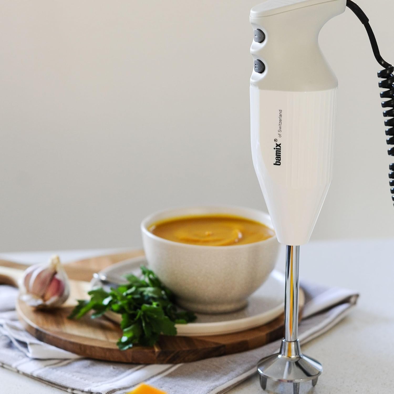 Bamix 391200 Hand Mixer DeLuxe White