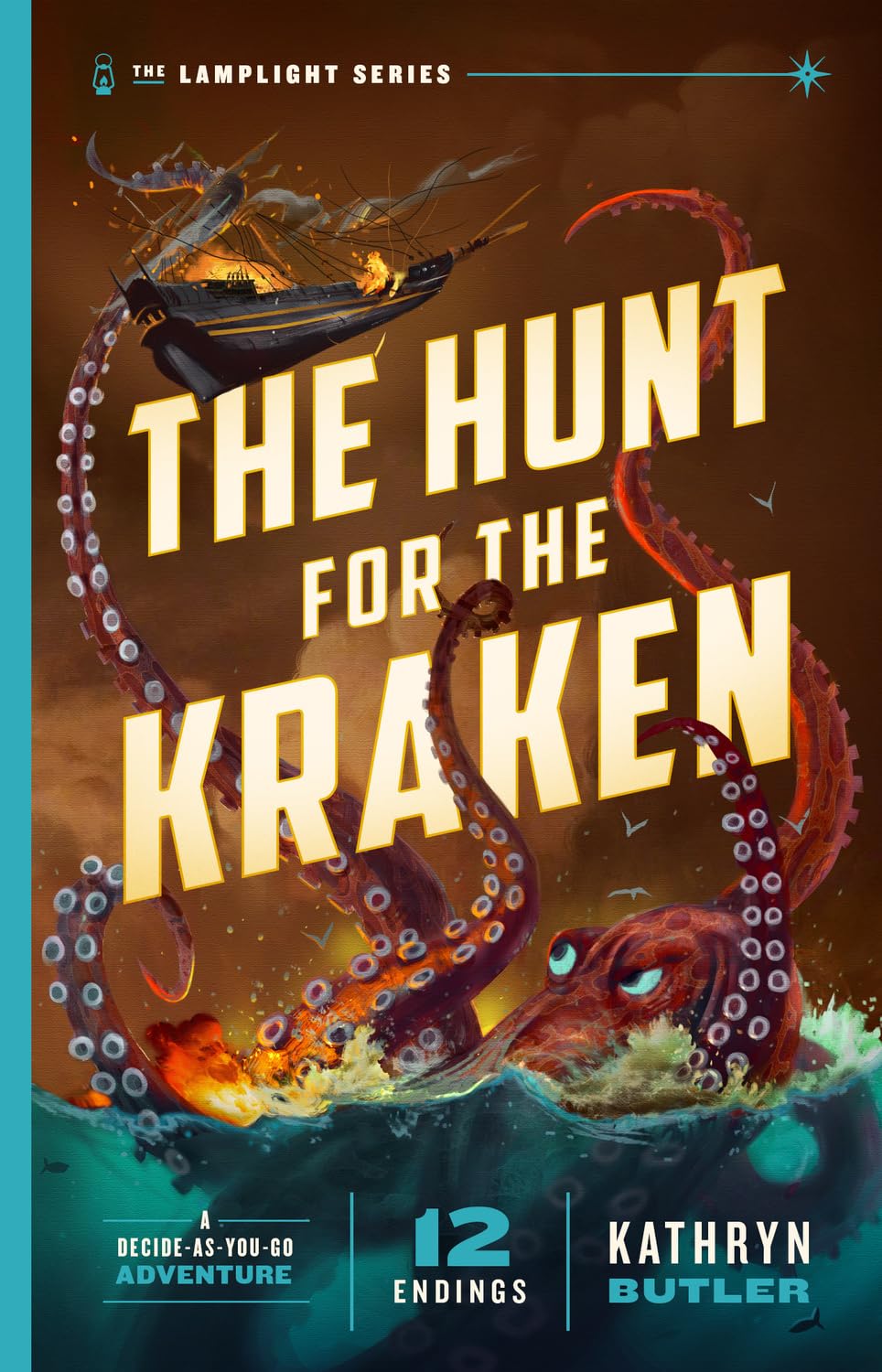 Hunt for the Kraken, The: A Decide-as-You-Go Adventure (The Lamplight Series Book 1)