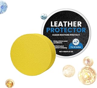ソファ用レザーコンディショナー | 100グラム レザー磨きクリーナー スポンジ付き | 靴用コンディショナー プロテクター,ブーツ、家具、ソファ、ジャケット、財布、シートト、車内装用