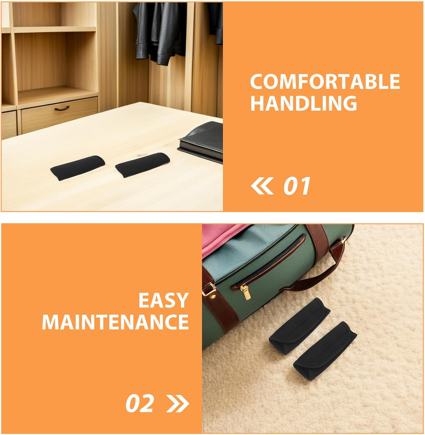 6pcs Detachable Suitcase Handle Wrap Grip for Travel and Business Use image 3