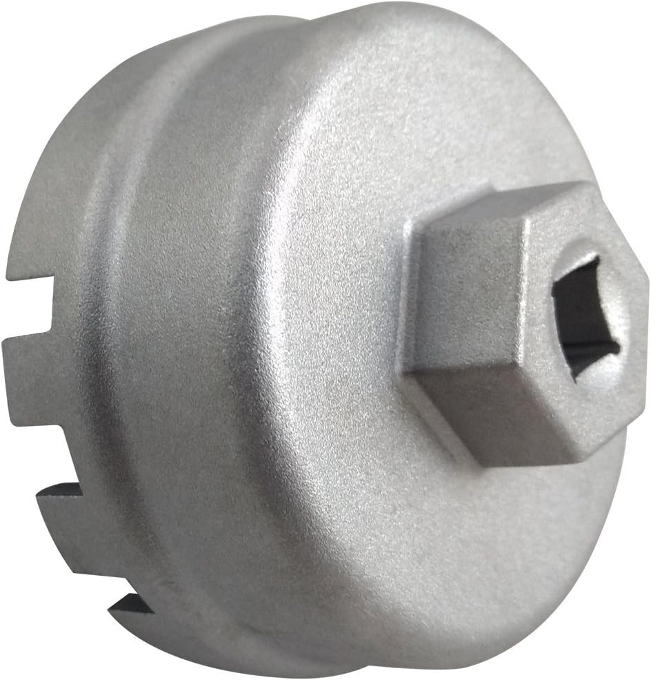 Caldera Oil Filter Wrench For 1.8Liter Toyota, Lexus, and Scion Vehicles - Works with 64mm Oil Filter Cartridges and Caps On Corolla, Prius, Matrix, CT200h, iQ, and XD