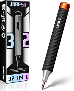 JOREST 32-in-1 Small Precision Screwdriver Set Magnetic, Valentines Day Gifts Gadgets for Men Him, Multi Bit Mini Repair Tool Kit with Torx for Glasses, PS5/4, Camera, Phone, Laptop, Electronic