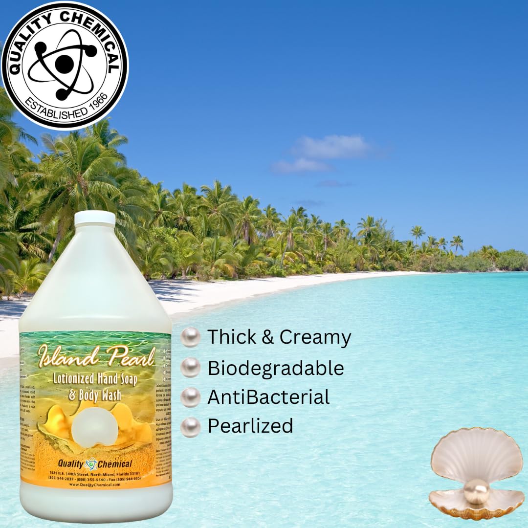 Quality Chemical Island Pearl Rich Lotionized Hand Soap Refill - Antibacterial Hand Soap Gallon Refill 128 oz (Pack of 1)