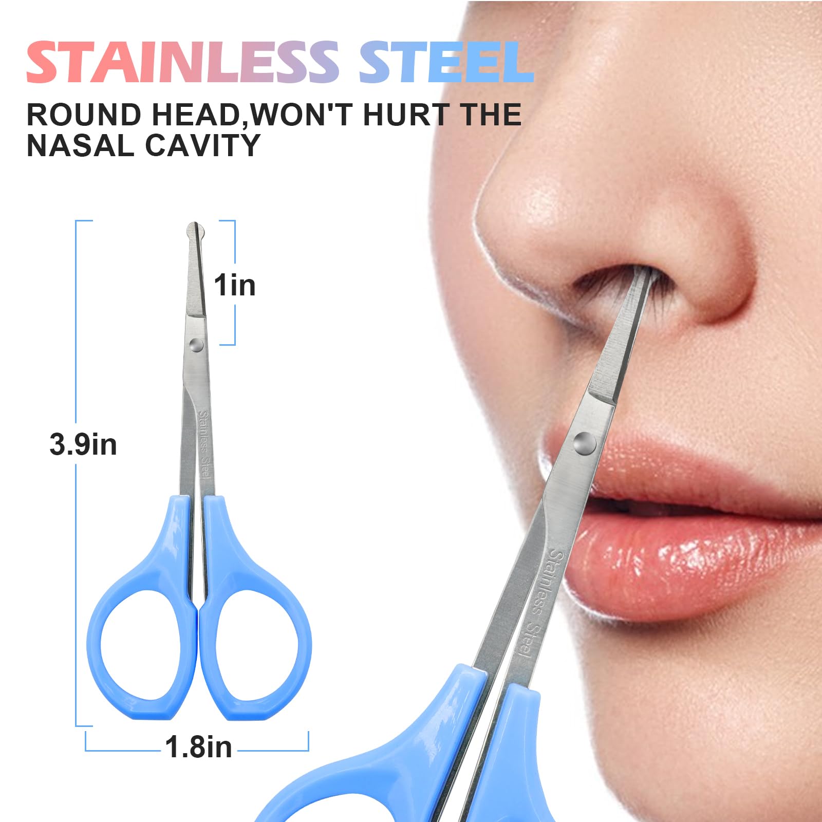 Round Tip Safe Mini Pubic Hair Scissors For Women : Amazon.sg: Beauty