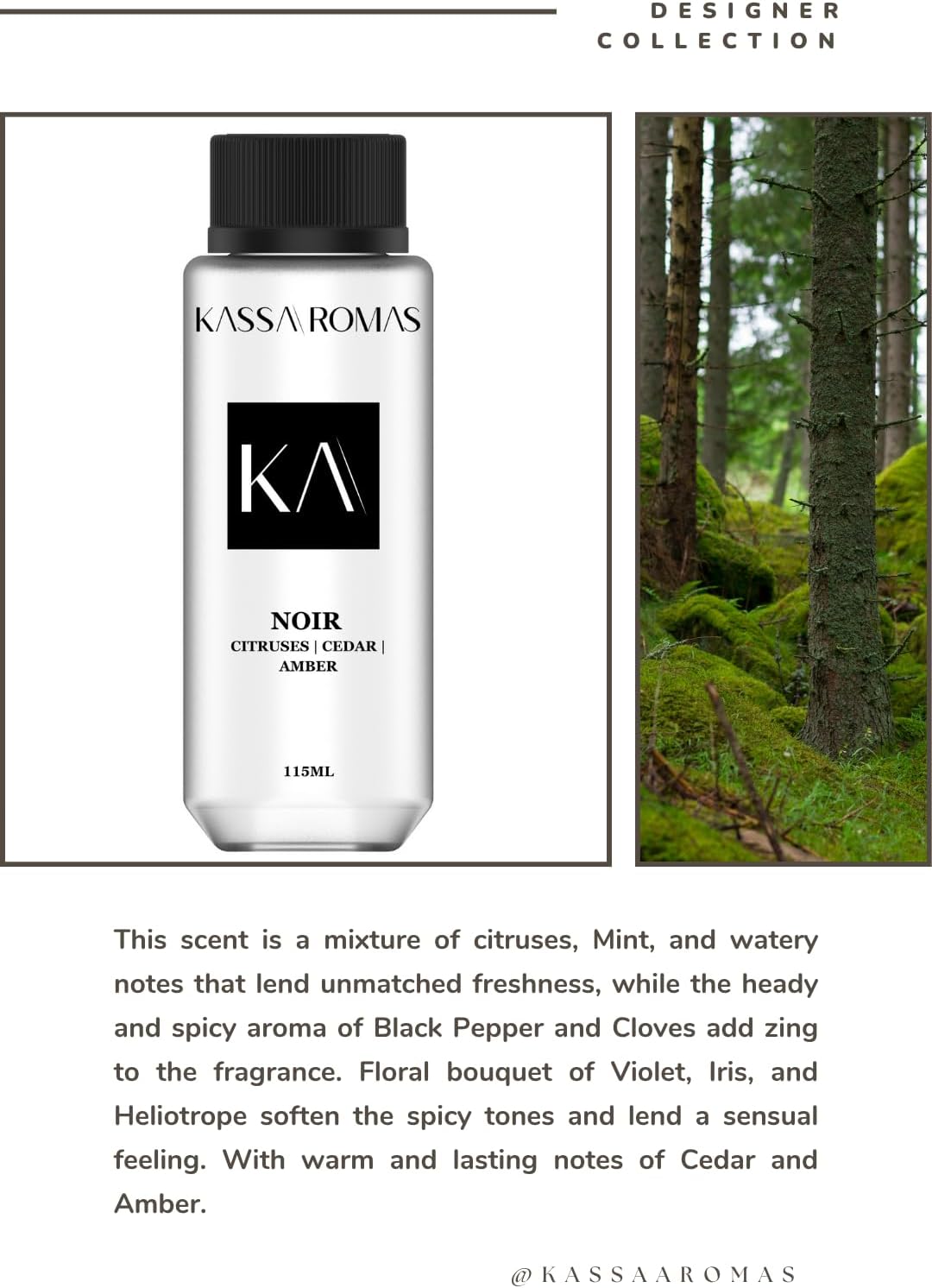 Home Luxury Scents- Hotel Collection Oils- Noir Essential Oil - 115 ml