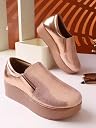The White Pole Trendy Shiny Slip-on All Occasion Loafer Shoes For Women & Girl gallery image