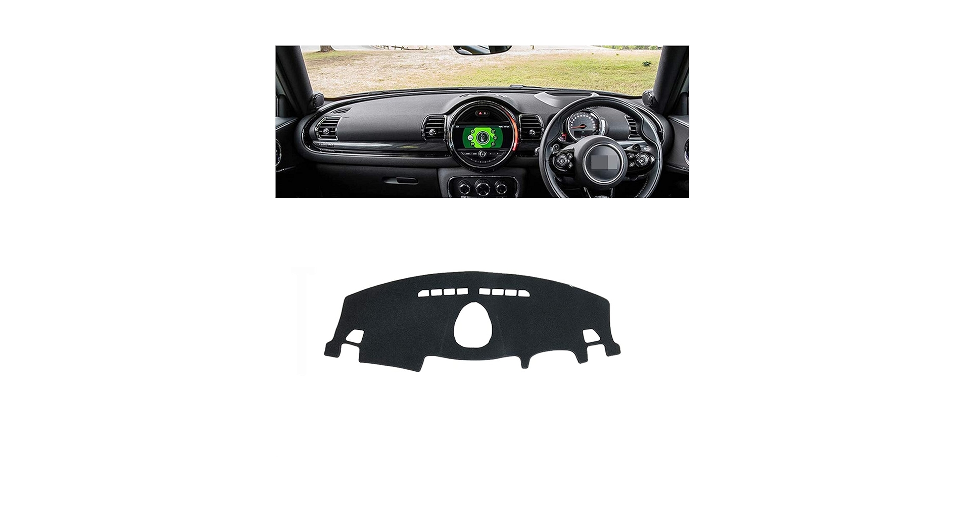 ⭐️Clubman様⭐️専用　デカングー　ブラック　右ハンドル　ダッシュボードマット ⭐️Clubman様⭐️専用 デカングー ブラック 右ハンドル