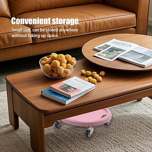 Miniatura 6 de Rodillo de abdominales, equipo de ejercicio abdominal con 4 rodillos, llave de cortesía para rueda abdominal, tablero giratorio de 360 grados, rueda