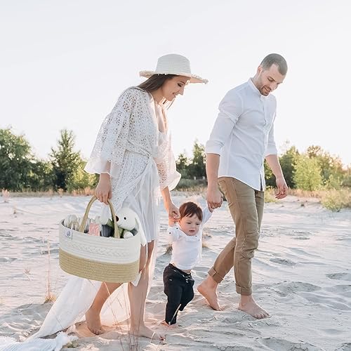 Miniatura 2 de KiddyCare Organizador de pañales para bebé, tamaño grande natural