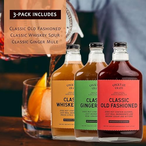 Miniatura 7 de Cocktail Crate Paquete variado de mezcladores de bebidas premium | Mezcladores de cóctel artesanales galardonados para verdaderos conocedores |