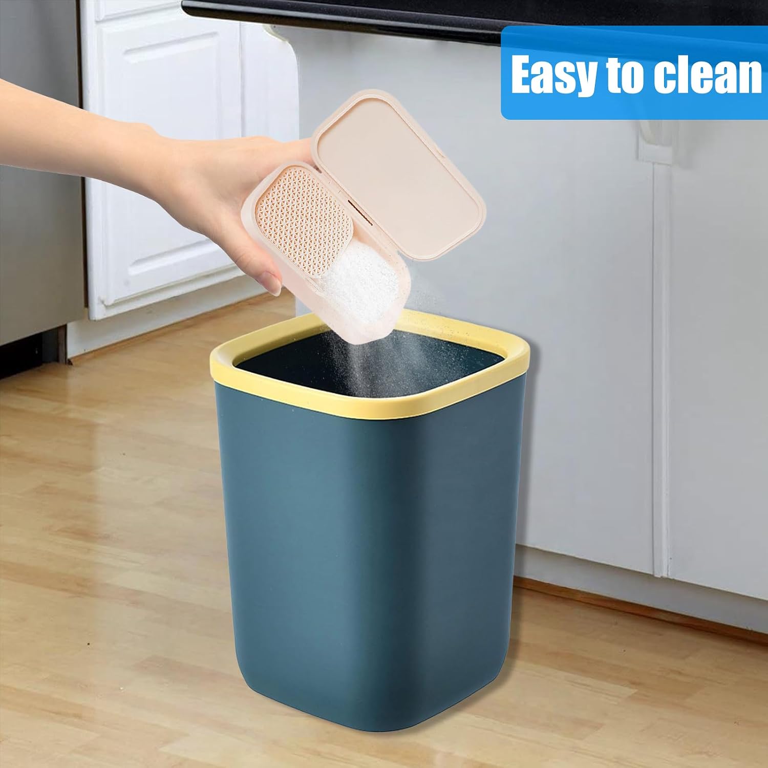 Cornstarch Tapper Box for Polymer Clay, Leak-Proof Snap-Lock and Non-Stick Interior for Easy Use with Clay Cutters and Molds