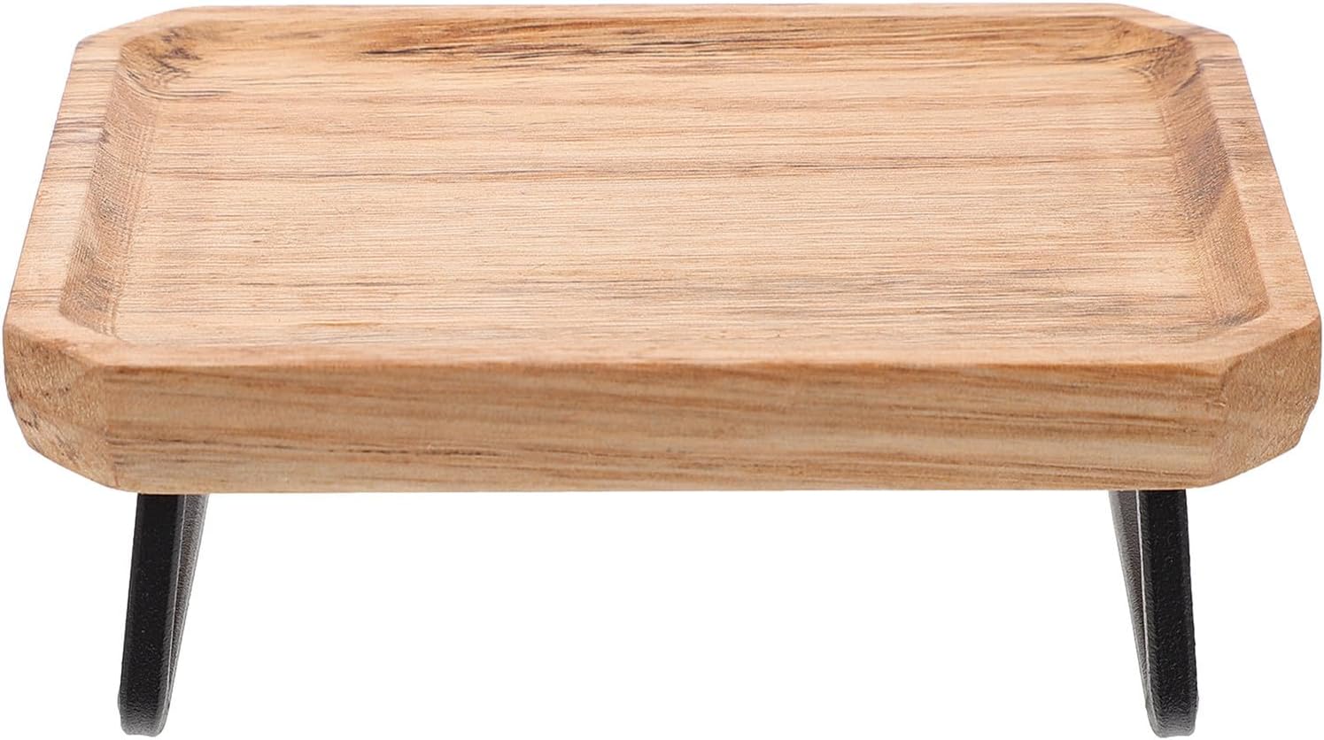Ipetboom Redwood Ornament Rack Wooden Display Stand for Home Office