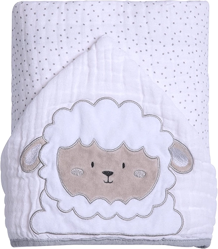Papi Textil Toalha De Banho Soft Papi Friends C/Capuz Bord. 90Cm X 75Cm Contem 01 Un