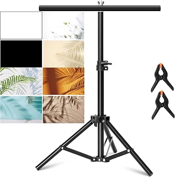 70 * 100cm T Stand Bar + 4 adet 8 Fonlu 57x87cm  ift Tarafl   r n Yemek vb. Fotograf  ekim Fonu
