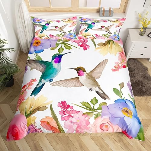Miniatura 7 de Erosebridal Funda de edredón de mariposa de dibujos animados para decoración de habitación de niñas, juego de ropa de cama de mariposas rosas y