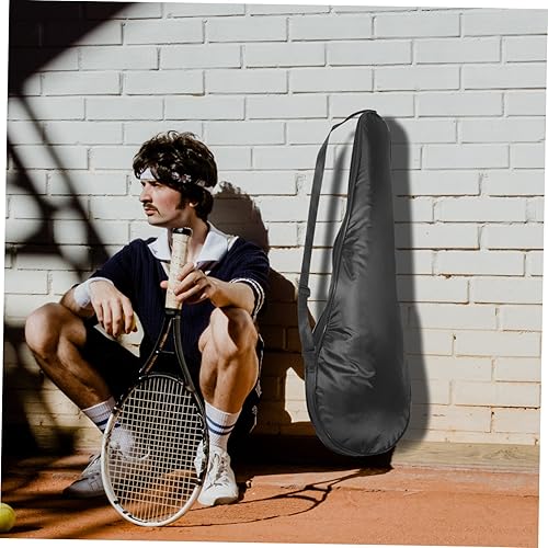 Miniatura 9 de Sosoport Funda para raqueta de tenis, bolsa de bádminton, bolsa de transporte acolchada para raqueta de bádminton, bolsa para la cabeza de