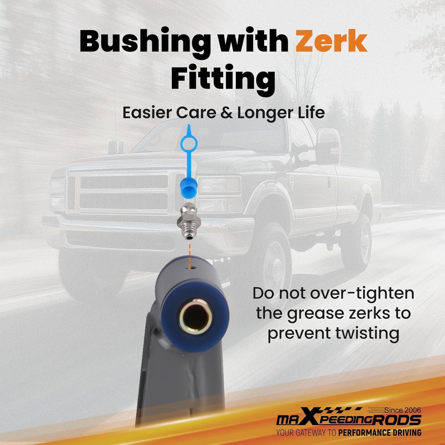 maXpeedingrods Traction Bar Kit for Ford F250 F350 4WD 1999-2004, Rear Ladder Traction Bar & Mounting Bracket, Short Bed Only