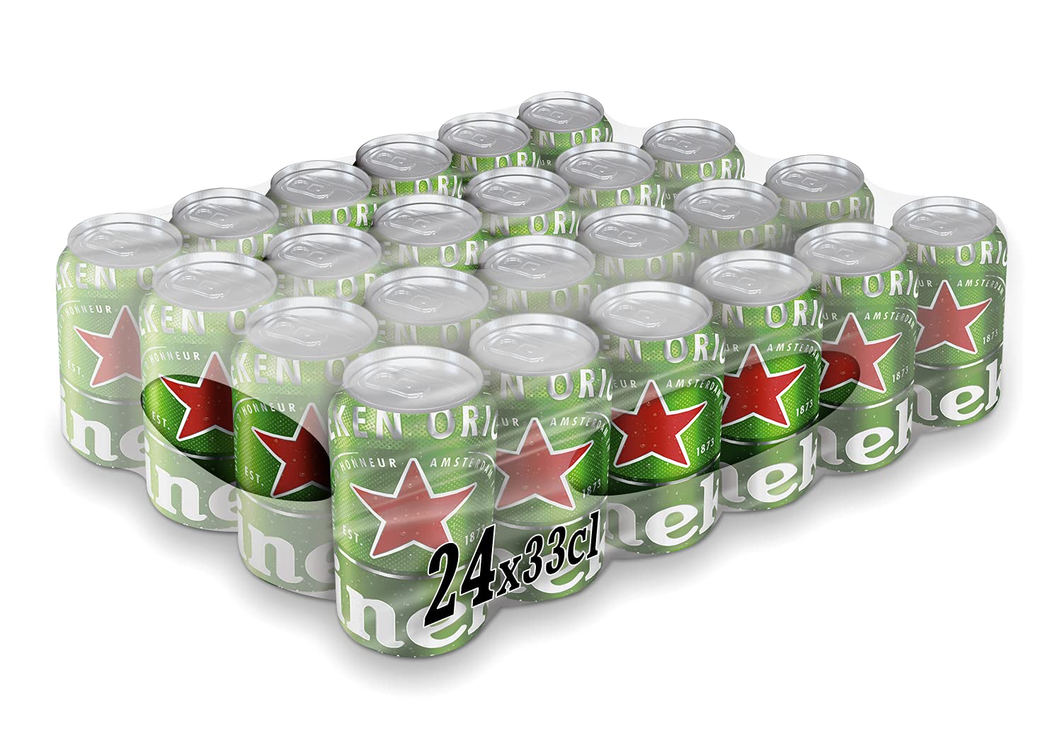 Heineken Cerveza Lager, 24 x 330ml