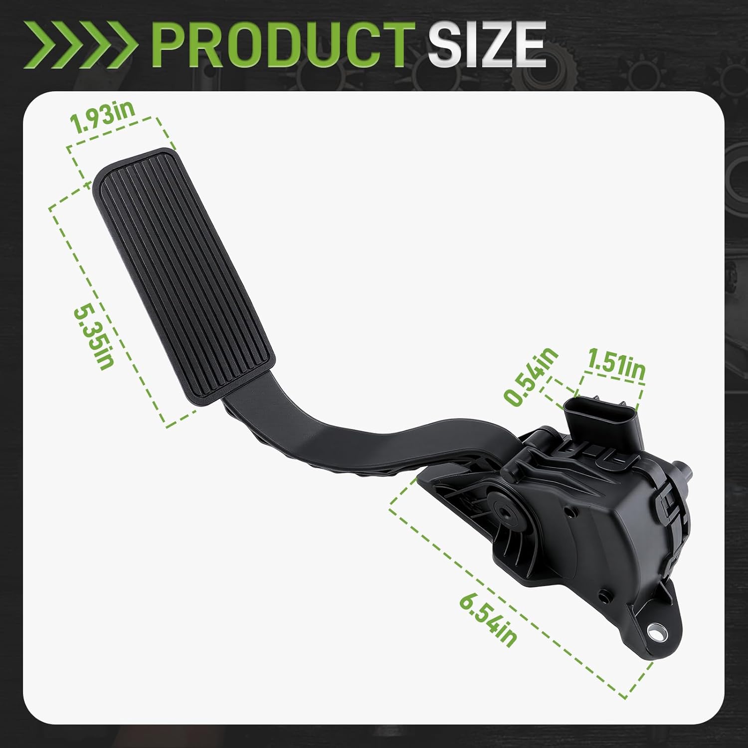 25832864 15847349 699-105 Acceleration Pedal Position Sensor Compatible with Cadillac Escalade Compatible with Chevrolet Silverado 1500 2500 3500 Compatible with GMC Yukon 2007-2011 15101848