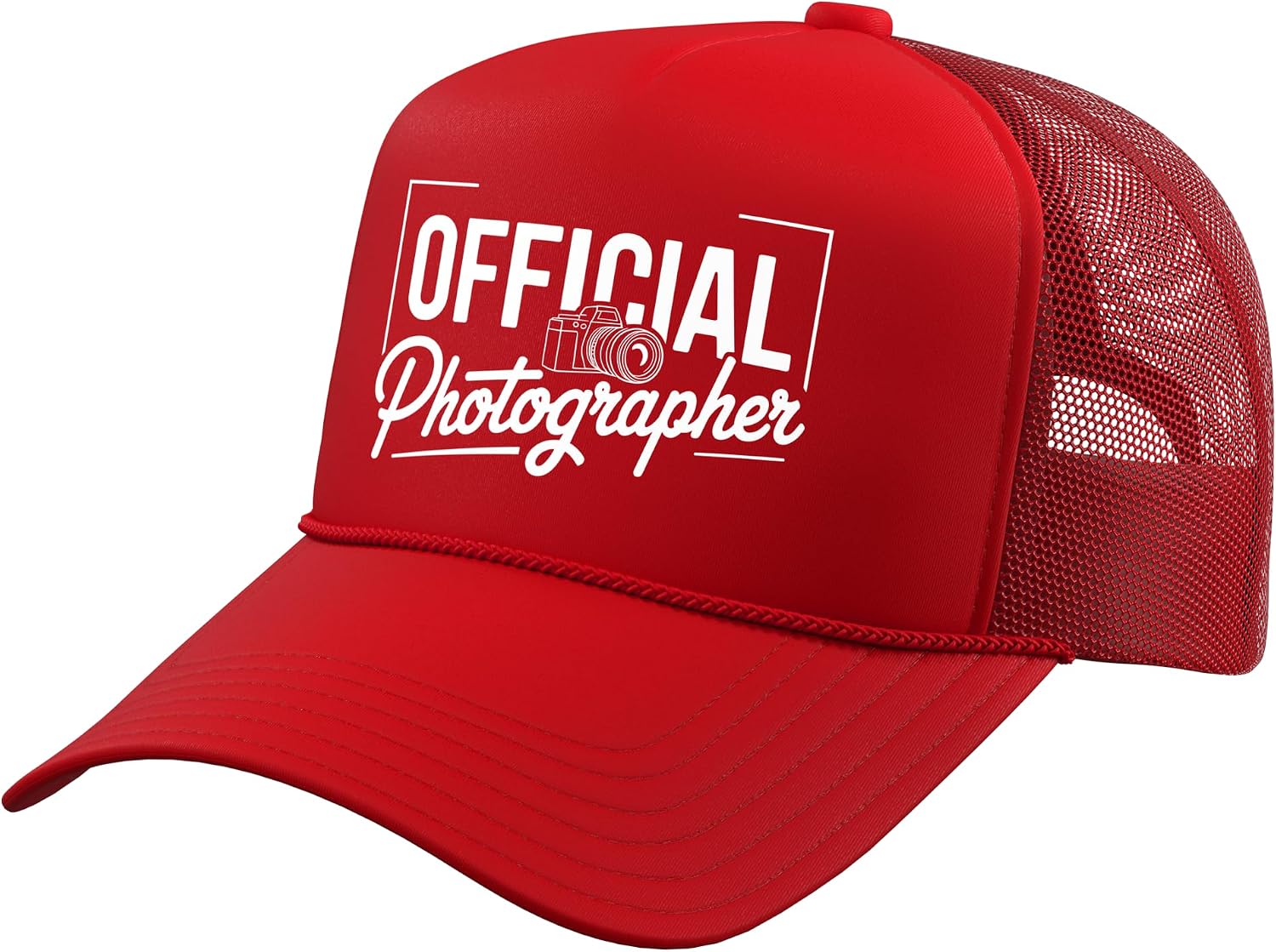 Cool Photography Art for Men Women Camera Photographer Trucker Hat with Adjustable Mesh Back