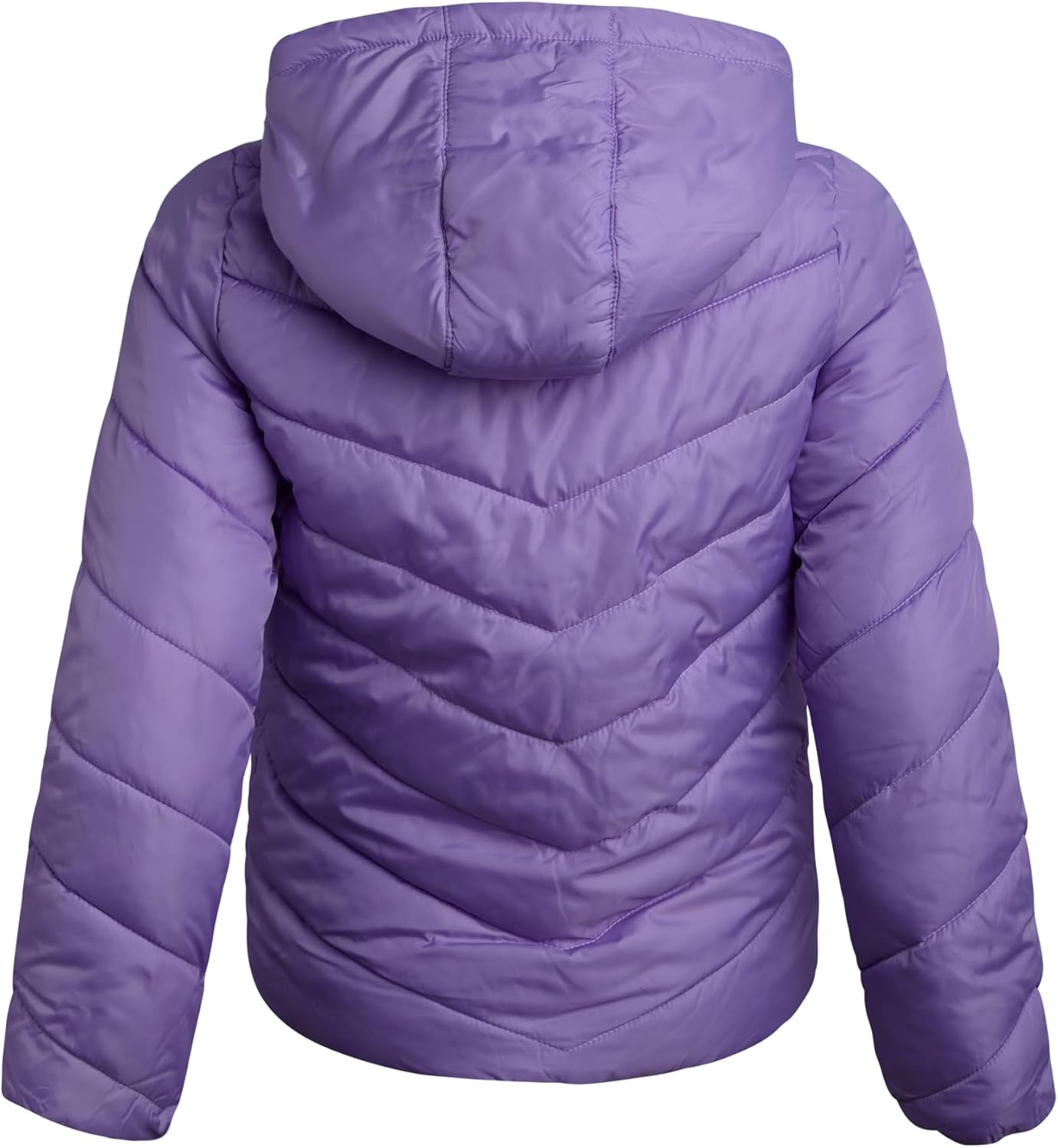 Pink Platinum Girls Puffer Jacket - Full Zip Up Quilted Jacket Hooded Winter Coat - Warm Snow Jackets for Girls - Image 6