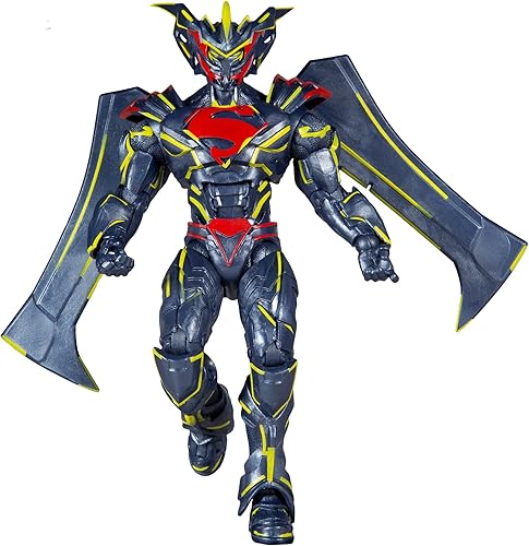 Miniatura 6 de McFarlane Toys DC Multiverse Superman - Armadura desencadenada energizada (etiqueta dorada) figura de acción de 7 pulgadas