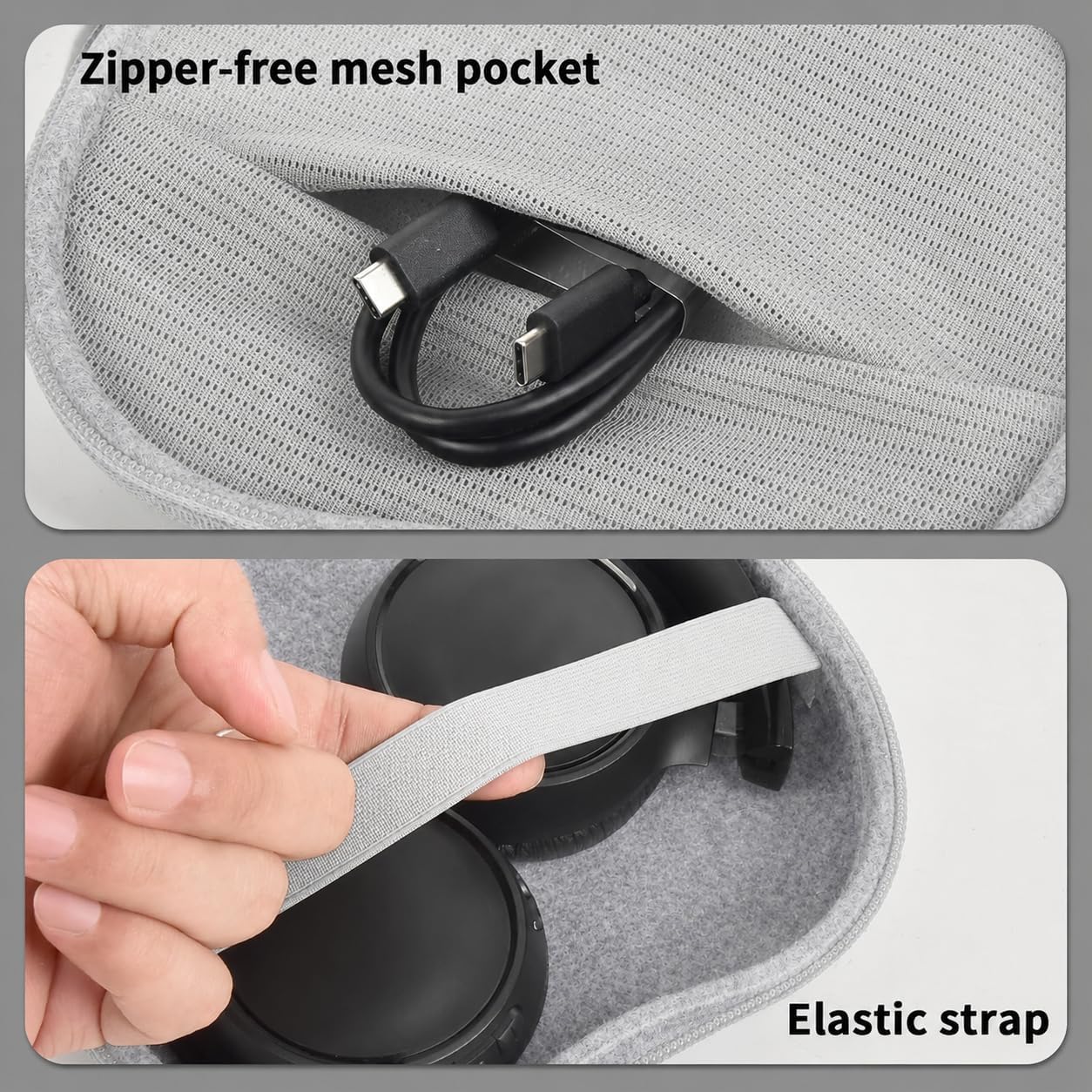 Bluetooth Wireless Headphone Case Compatible with JBL for KVIDIO for TOZO image 3