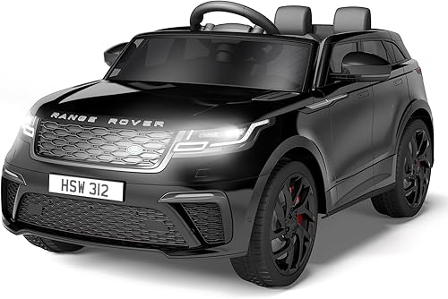 Miniatura 9 de Vehículos de paseo para niños de 4 a 8 años, 12 V, con licencia Land Rover, auto eléctrico para niños con control remoto para padres, reproductor de