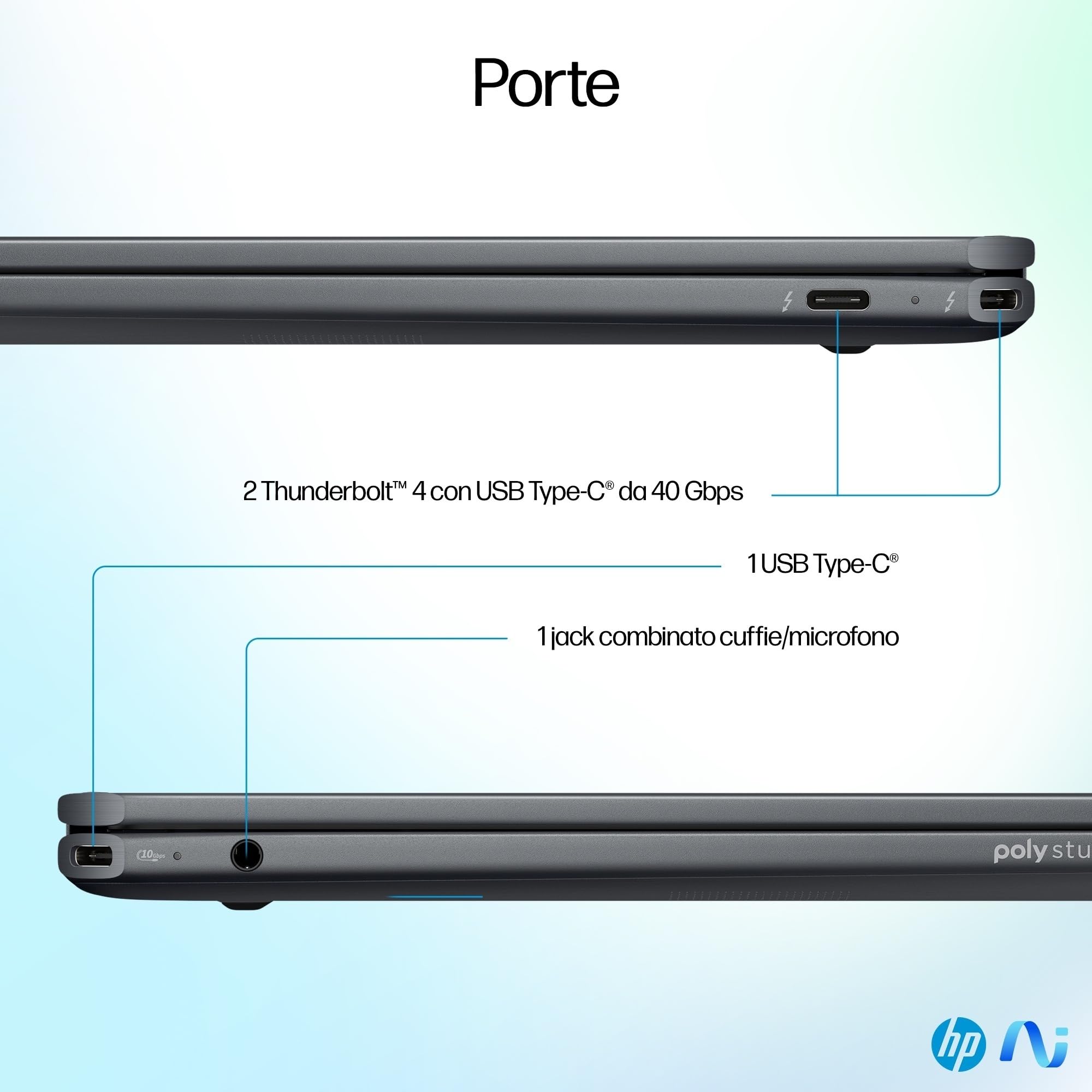 HP OmniBook Ultra Flip x360 14-fh0003sl, Copilot+ PC, Intel Core Ultra 5-226V, Intel Evo Edition, AI, RAM 16GB, SSD 1TB, Display Touch 14” OLED 3K 400 Nits, 120Hz, Poly Studio Cam TNR, Windows 11, Blu