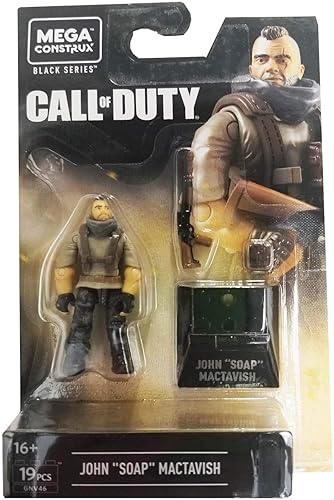 Mega Construx Call of Duty Black Series John Soap Mactavish - Juego de construcción