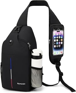 Crossbody Sling Backpack with Touch Screen Phone Pocket
