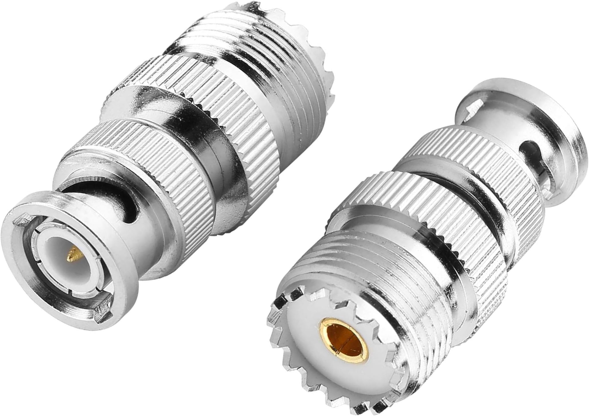 DHT Electronics DHT Electronics 2pcs RF coaxial coax adapter BNC male to UHF female SO-239 SO239