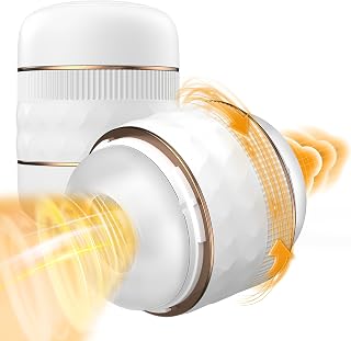 Male Masturbator with Adjustable Tightness, Male Sex Toys for Men with 3D Textured Open Ended Stroker, Realistic Pocket Pussies Blowjob Penis Sleeve Masturbation Onahole Adult Sex Toys & Novelties