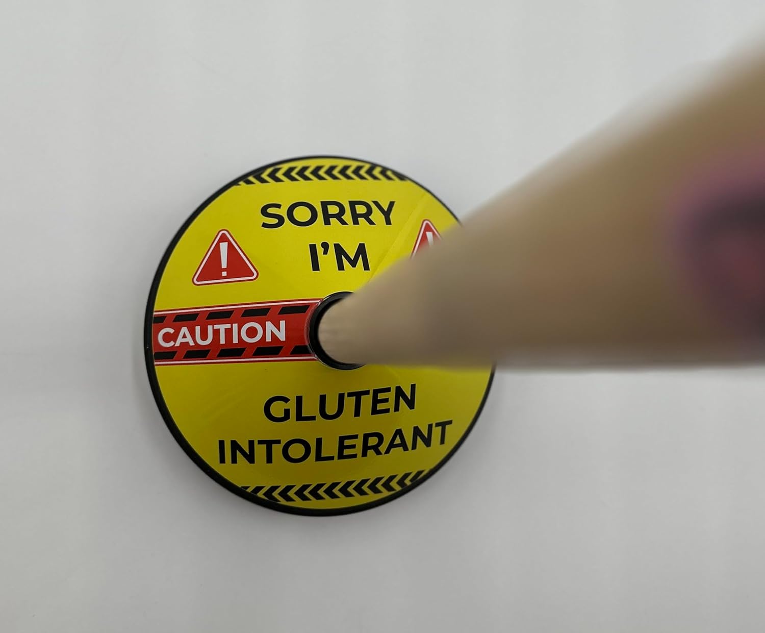 Gluten Intolerant Funny Plunger - Gag Gift for Adults Who are Gluten Intolerant, Joke Tummy, Stomach and Constipation Plunger, Gifts for Those That are Gluten Free