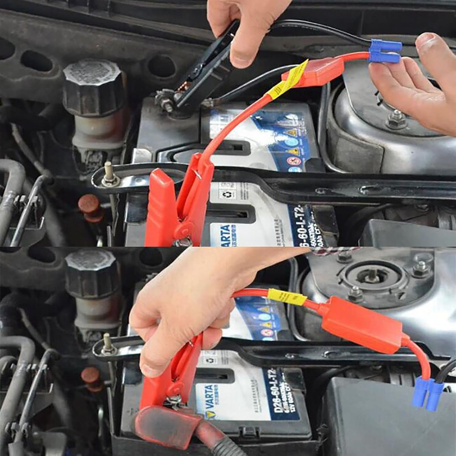 Jump Starter Cable Alligator Clamps Clip with EC5 Plug Connector for Trucks Emergency Battery Boost Cable Multifunctional Starter Clip