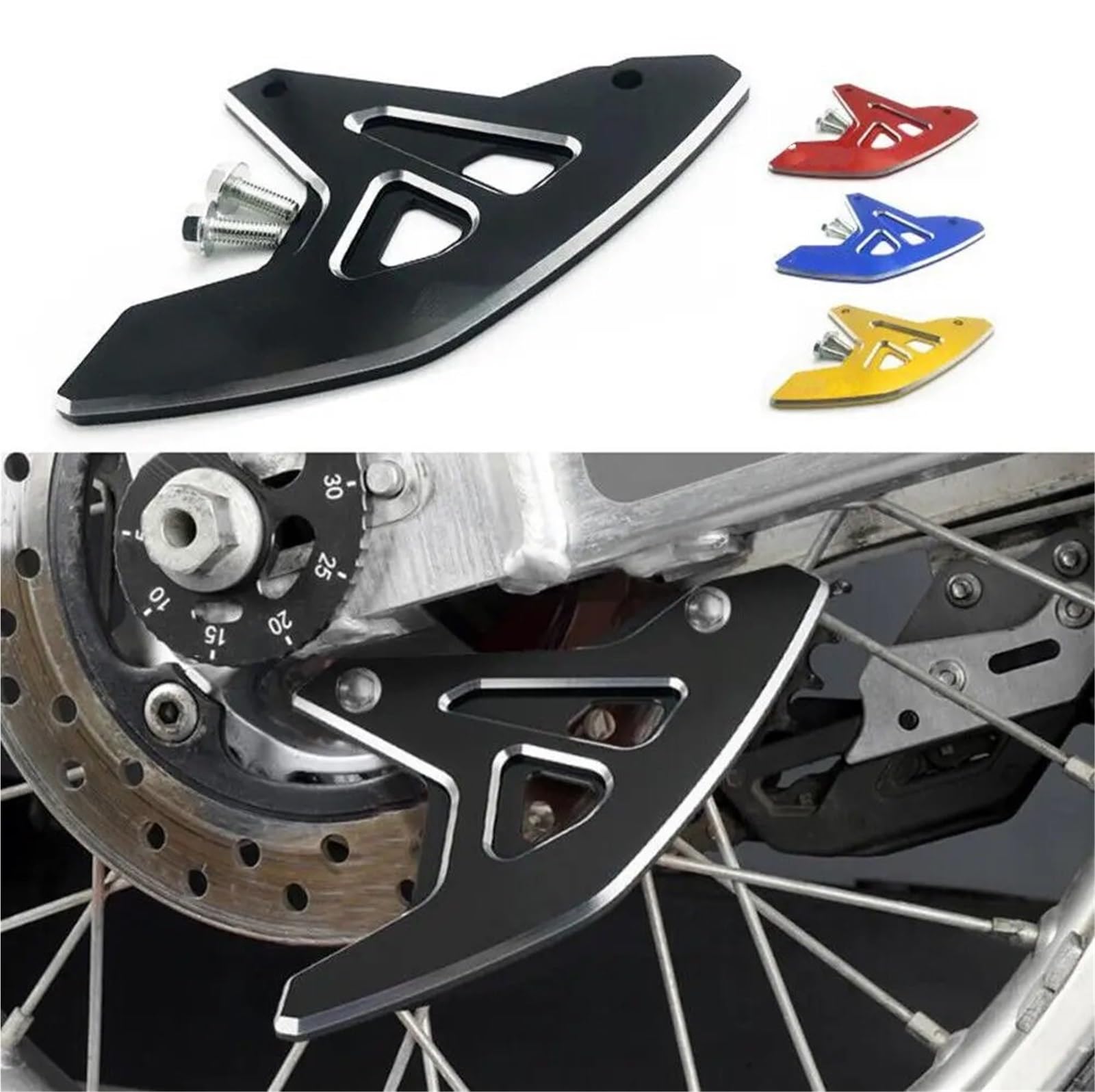 Osłona ochronna hamulca tarczowego Pasuje do Honda XR 250R 400R 600R 650L Osłona tarczy hamulcowej tylnej Ochraniacz Akcesoria motocyklowe(A)