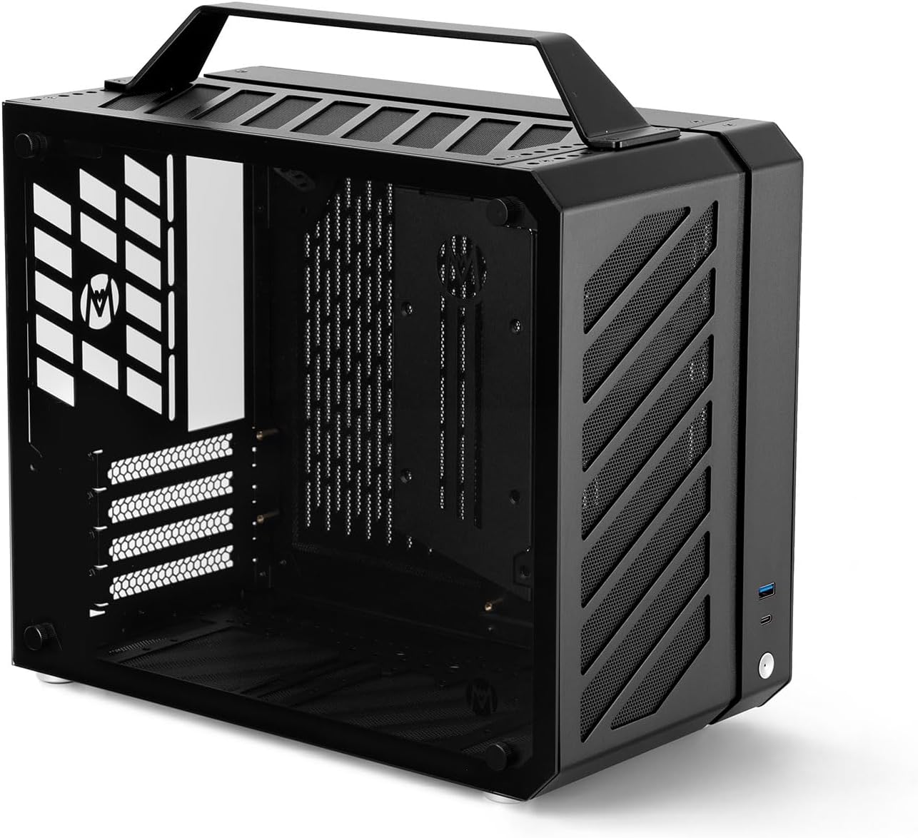 Mechanic Master C28 Compact MATX Portable Gaming Case Black