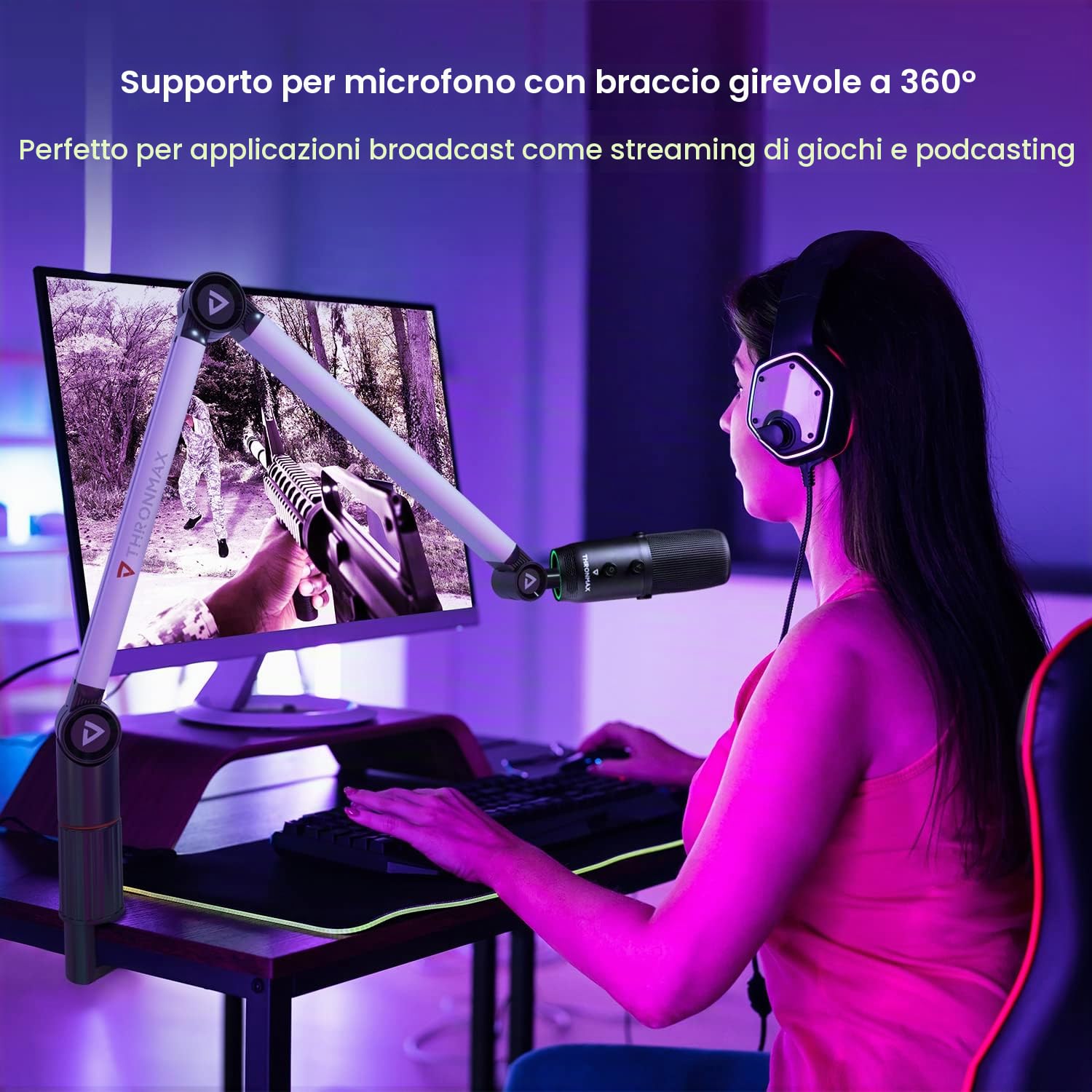 THRONMAX Braccio per Microfono Flex S5