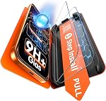 TAURI 2 Pack for iPhone 17 Pro Screen Protector, [1-Step Install] with Auto Dust-Removal, 9H+ Tempered Glass, Full Coverage Protection, Anti-scratch [Military-Grade Shatterproof] Bubble-Free