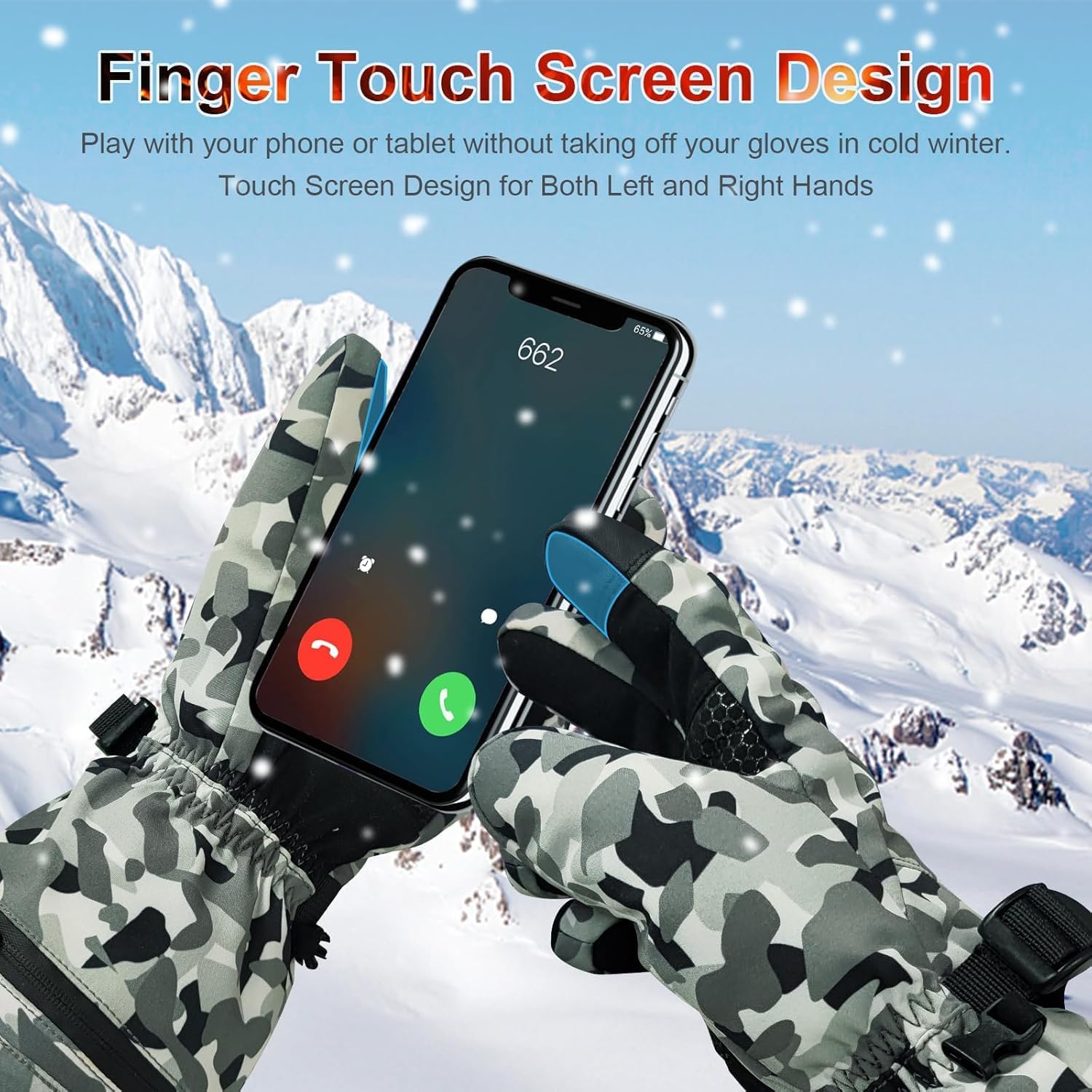 Rechargeable Heated Gloves for Men Women,7.4V Fast Heating Glove Liners, Hand Warmers Arthritis Heater Cold Winter Gloves, Snowmobile Camping Cycling Skiing Hiking Working